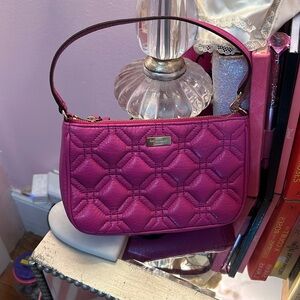 KATE SPADE MAGENTA MINI SHOULDER BAG